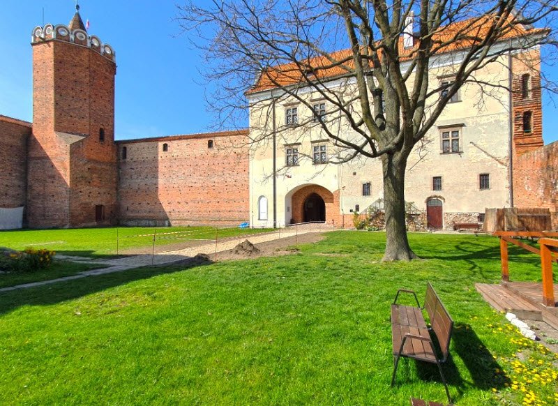 The Royal Castle in Łęczyca, Poland